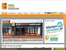 Tablet Screenshot of huizemuller.nl